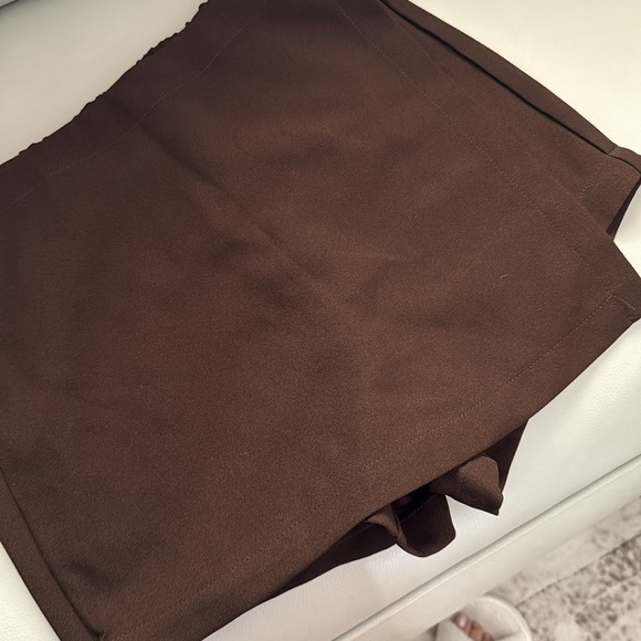 Indigo Rising Elegant Brown Women's Skort - Picture 2 of 8